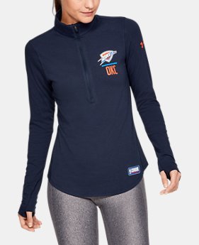 Women's NBA Combine Authentic UA Lockup ½ Zip Long Sleeve 22 Colors Available $42