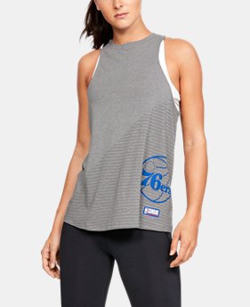 Women's NBA Combine Authentic UA Wordmark Court Tank 14 Colors Available $28