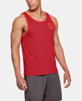 Men's UA Stacked Left Chest Tank 1 Color Available $25