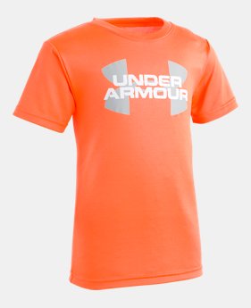 New Arrival Boys' Pre-School UA Lenticular Logo T-Shirt 2 Colors $17.99