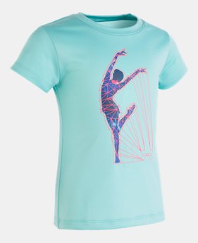Girls' Pre-School UA Dance T-Shirt 1 Color Available $17.99