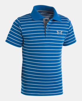 New Arrival Boys' Pre-School UA Playoff Stripe Polo 4 Colors $26.99