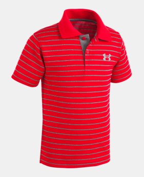 New Arrival Boys' Pre-School UA Playoff Stripe Polo 1 Color $26.99
