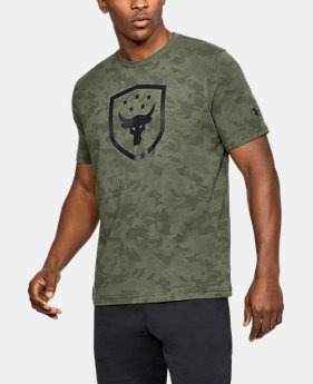 Men's UA x Project Rock Bull Shield T-Shirt 2 Colors Available $20.99 to $26.24
