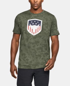 Men's UA x Project Rock Bull Shield T-Shirt 2 Colors Available $26.24 to $26.99