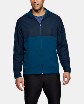 Men's UA Sportstyle Woven Full Zip Hoodie 2 Colors Available $45