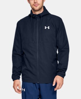 New Arrival Men's UA Sportstyle Woven Full Zip Hoodie 1 Color Available $55