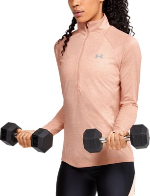 womens orange under armour hoodie