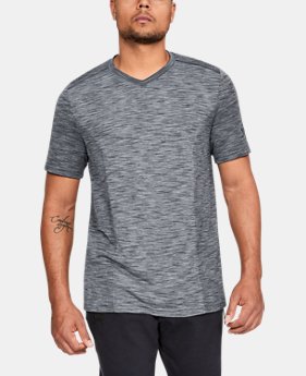 Men's UA Seamless V-Neck T-Shirt 3 Colors Available $33.75 to $33.99