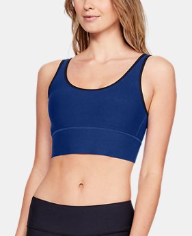 New to Outlet Women's UA Favorite Cotton Graphic Long Sports Bra 1 Color Available $30