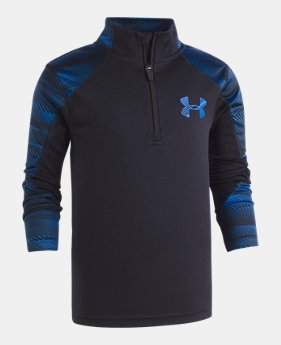Boys' Pre-School UA Speed Lines ¼ Zip Long Sleeve 1 Color $34.99
