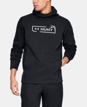 New Arrival Men's UA Microthread Hunt Icon Hoodie 1 Color Available $60