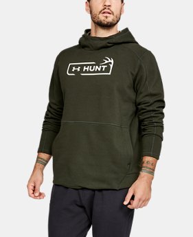 New Arrival Men's UA Microthread Hunt Icon Hoodie 1 Color Available $60