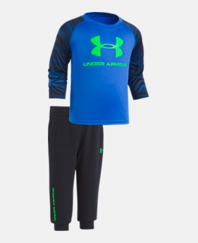 Boys' Infant UA Speedlines Core Jogger Set 1 Color $36.99