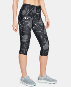 Women's UA Armour Fly Fast Printed Capri FREE U.S. SHIPPING 5 Colors Available $60