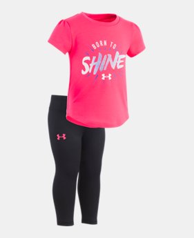 New Arrival Girls' Infant UA Born To Shine Set LIMITED TIME: FREE SHIPPING 1 Color Available $39.99