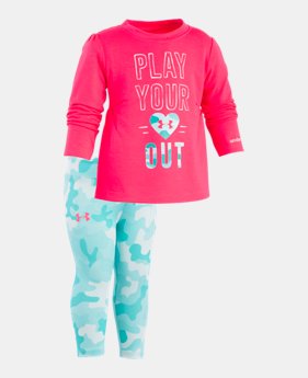 Girls' Infant UA Play Your Heart Out Set LIMITED TIME: FREE SHIPPING 1 Color Available $32.24