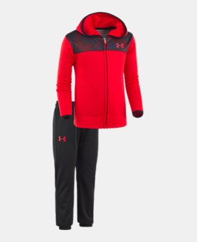 Boys' Pre-School UA Digital City Hoodie Track Set 1 Color $45.99