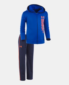 Boys' Pre-School UA Roster Hoodie Track Set 1 Color $42.99