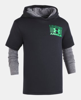 New Arrival Boys' Pre-School UA Training Hoodie Slider 1 Color $32.99