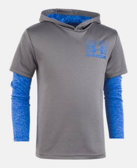 Boys' Pre-School UA Training Hoodie Slider 1 Color Available $32.99