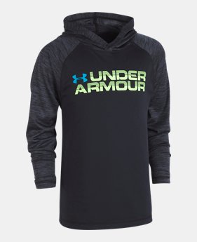 New Arrival Boys' Pre-School UA Wordmark Twist Tech Hoodie 1 Color Available $37.99