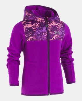 Girls' Toddler UA Range Camo Full Zip Hoodie 1 Color $49.99