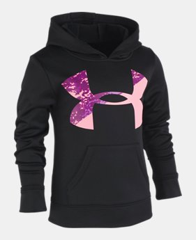 Girls' Pre-School UA Range Camo Big Logo Hoodie $39.99