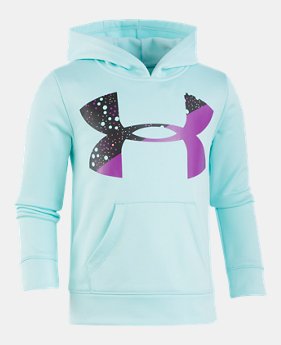 Girls' Pre-School UA Astro Dot Big Logo Hoodie $39.99