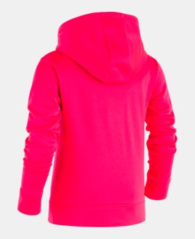 New Arrival Girls' Pre-School UA Astro Dot Big Logo Hoodie 1 Color $39.99