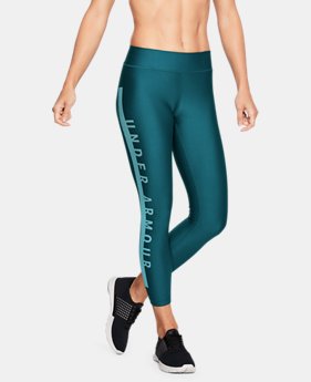 New to Outlet Women's HeatGear® Armour Branded Ankle Crop 2 Colors Available $37.99