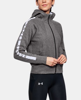 Women's UA Cotton Ridge Fleece Full Zip Hoodie 2 Colors $70