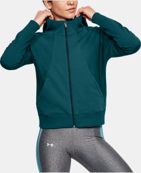 Women's UA Cotton Ridge Fleece Full Zip Hoodie 4 Colors $70