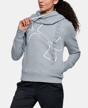 Women's UA Big Logo Cotton Hoodie 1 Color $50