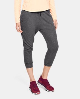 Women's UA Favorite Terry Tapered Slouch Crop 2 Colors Available $50