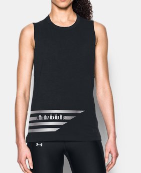 Women's UA Slash Stripe Tank 3 Colors $17.24