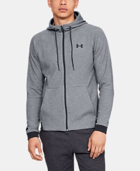 Men's UA Unstoppable Double Knit Full Zip 4 Colors Available $75