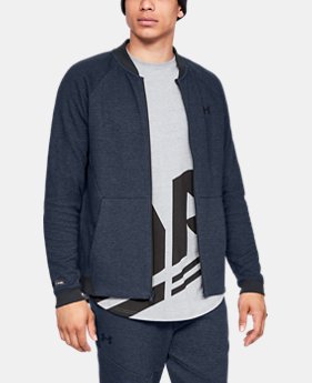 Men's UA Unstoppable Double Knit Bomber Jacket 3 Colors Available $65