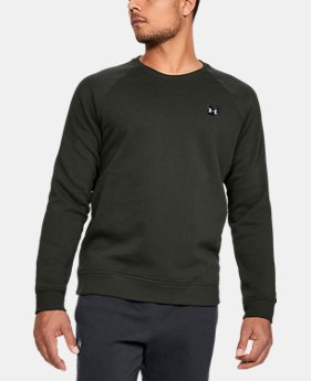 Men's UA Rival Fleece Crew 1 Color Available $40