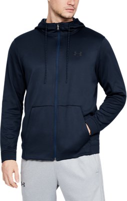 under armour fleece full zip hoodie