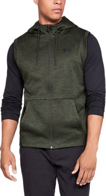 under armour sweater fleece full zip vest