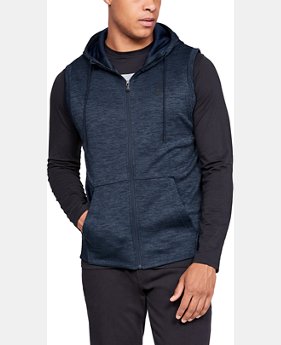 Men's Armour Fleece® Sleeveless Full Zip Hoodie 1 Color Available $60