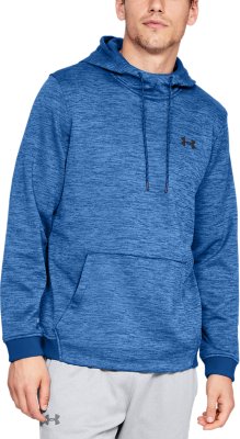 blue and grey under armour hoodie