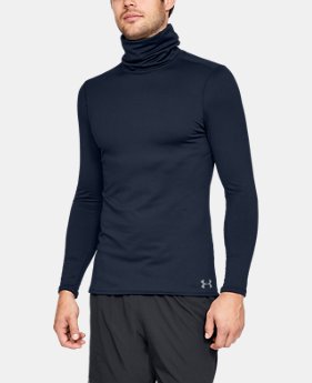 New Arrival Men's ColdGear® Fitted Funnel Neck 1 Color Available $55