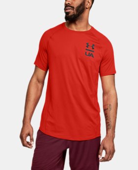 Men's UA MK-1 Logo Graphic Short Sleeve 1 Color Available $30