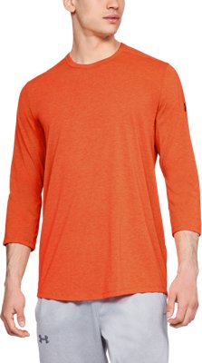 orange under armour long sleeve shirt