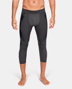 New Arrival Men's UA Perpetual Powerprint ½ Leggings 2 Colors Available $80
