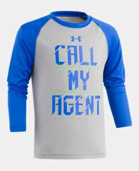 New Arrival Boys' Infant UA Call My Agent Raglan Long Sleeve $20.99