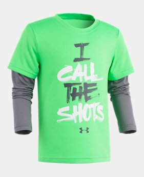 Boys' Pre-School UA I Call The Shots Slider Long Sleeve 1 Color Available $27.99