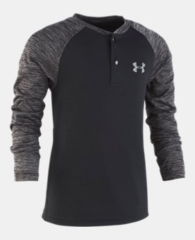 Boys' Pre-School UA Raglan Henley 1 Color Available $28.99